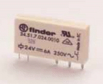 Finder 3451 Relay for CA 6A 24 VCC art 70240010