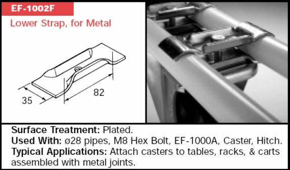 Creform EF-1002F Mounting element (inferior) 28mm x82mm Turkey