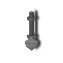 DE-STA-CO 210208 Cone-Tip Bonded Neoprene Spindle - Clamp Accessories Turkey