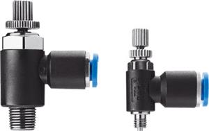 Festo GRLA-E-1/8-QS-8 One-way flow control valve