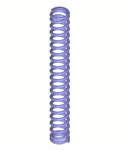 Gutekunst D-173CJ Compression spring DF=1 DE=6,7 P=2,68 LL=50,6