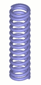 Gutekunst D-257E-10 Compression spring DF=2 DE=13 P4,57 LL=50