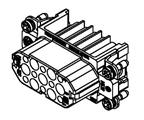 Harting 09210153101 Female insert - Han 15D-F-c