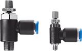 Festo GRLA-E-M5-QS-6 One-way flow control valve