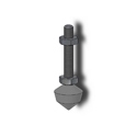 DE-STA-CO 220208 Cone-Tip Bonded Neoprene Spindle - Clamp Accessories Turkiye