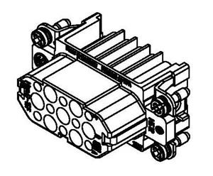 Harting 09210153101 Female insert - Han 15D-F-c
