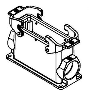 Harting 09300240271 Housing, surface mounting - Han 24B-asg2-QB-29