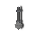 DE-STA-CO 509208 Cone-Tip Bonded Neoprene Spindle - Clamp Accessories