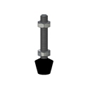 DE-STA-CO 215208 Flat-Tip Bonded Neoprene Spindle - Clamp Accessories