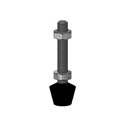 DE-STA-CO 240208 Flat-Tip Bonded Neoprene Spindle - Clamp Accessories Turkiye