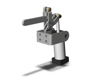 DE-STA-CO 827-S-MR Pneumatic Hold Down Clamp