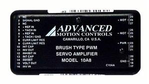 Advanced Motion Controls 12A8(Ex.10A8) Current automatic controller analog peak 10A, 5A continuous current, supply voltage 80VDC, 200g