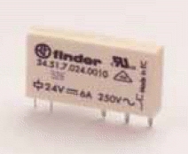 Finder 3451 Relay for CA 6A 24 VCC art 70240010 Turkiye