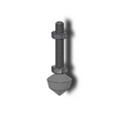 DE-STA-CO 210208 Cone-Tip Bonded Neoprene Spindle - Clamp Accessories