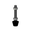 DE-STA-CO 225208-M Flat-Tip Bonded Neoprene Spindle - Clamp Accessories