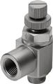 Festo GRLZ-1/8-NPT-RS-B One-way flow control valve