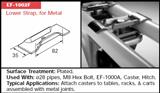 Creform EF-1002F Mounting element (inferior) 28mm x82mm
