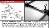 Creform EF2016D Hitch set