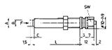 Metofer ASO8/4O Screw M8x1 55 15 40 450 (2,000N)